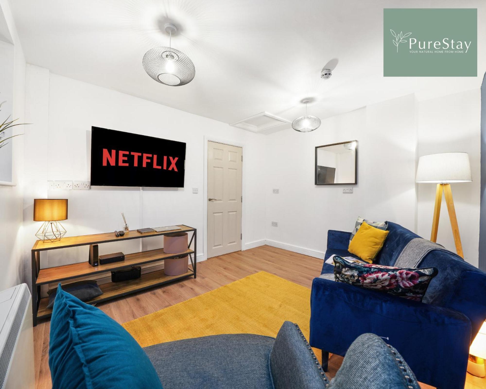 Stunning Two Bed Leamington Apartment With Free Wifi By Purestay Short Lets & Serviced Accommodation Bagian luar foto